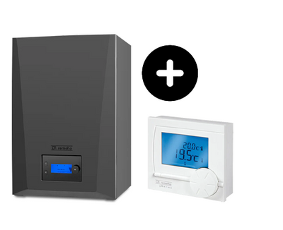 Remeha Quinta 45 HR Soloketel 2x80mm 8,0 - 40,8 kW 7843853 + Gratis Remeha qSense modulerende kamerthermostaat S101460