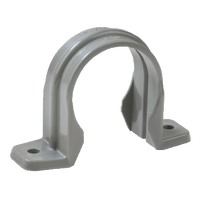 Dyka PVC Omegazadel 40mm grijs | CVketel.nl