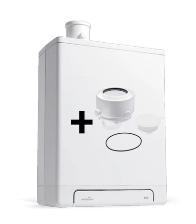 Intergas Kombi Kompakt HRE 24/18 CW3 60/100 042628 | CVketel.nl